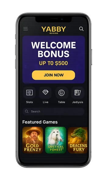 Yabby Casino App Screenshot